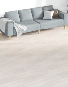 vidaXL Дъски за под Бял 526 м² 18 бр. ПВЦ