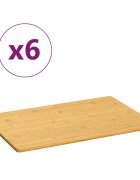 vidaXL Дъски за сервиране 6 бр 35x23x08 см бамбук