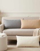 vidaXL Декоративна възглавница 2 бр. HEERLEN Облачно сиво 40 x 80 cm