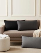 vidaXL Декоративна възглавница 2 бр. HEERLEN Светлосиво 40 x 80 cm