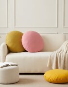 vidaXL Декоративна възглавница 6 бр. HEERLEN Розово Диам. 50 cm