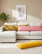 vidaXL Декоративна възглавница HEERLEN Светло зелено 40 x 145 cm