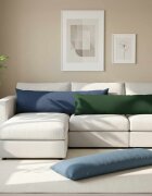 vidaXL Декоративна възглавница HEERLEN Тъмнозелено 40 x 145 cm Текстил