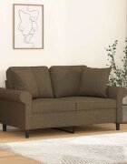 vidaXL Декоративни възглавници 2 бр кафяви 40x40 см плат