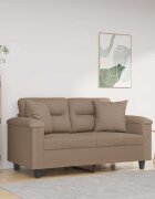 vidaXL Декоративни възглавници 2 бр таупе 40x40 см микрофибърна тъкан