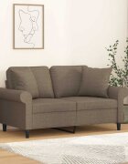 vidaXL Декоративни възглавници 2 бр таупе 40x40 см плат