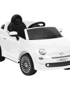 vidaXL Детска електрическа кола Fiat 500 бяла