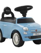 vidaXL Детска кола за яздене "Fiat 500" синя