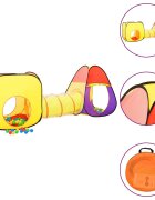vidaXL Детска палатка за игра многоцветна 255x80x100 см