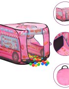 vidaXL Детска палатка за игра розова 70x112x70 см