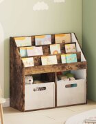 vidaXL Детска рафт за книги Димян дъб 725 x 295 x 69 см