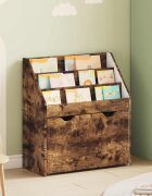 vidaXL Детска рафт за книги с чекмедже Димян дъб 60 x 295 x 69 см