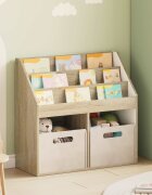vidaXL Детска рафт за книги Сонома дъб 725 x 295 x 69 см