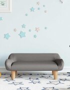vidaXL Детски диван таупе 70x40x24 см текстил