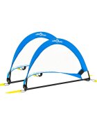 vidaXL Детски футболни вратички 2 бр с чанта 755x46x48 см