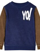 vidaXL Детски суитшърт тъмно нейви 92