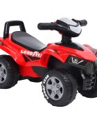 vidaXL Детско ATV за бутане Good Year червен