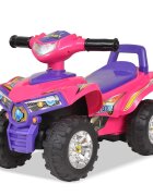 vidaXL Детско ATV за яздене със светлини и клаксон розово и лилаво