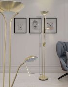 vidaXL Димируема LED подова лампа 23 W
