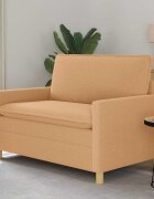 vidaXL Диван Бежово 126 x 81 x 875 см Текстил