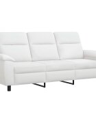 vidaXL Диван Бяло 214 x 90 x 95 см Текстил