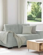 vidaXL Диван-канапе светлосив 160x77x82 см кадифе