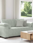 vidaXL Диван-канапе светлосив 180x77x82 см кадифе