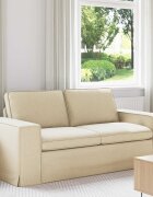 vidaXL Диван Крем 182 x 80 x 82 см текстил