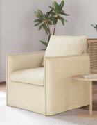 vidaXL Диван Крем 75 x 82 x 85 см текстил