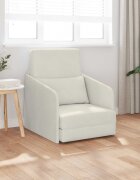 vidaXL Диван легло Крем 65 x 80 x 83 см Кадифе