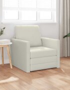 vidaXL Диван легло Крем 74 x 77 x 81 см Кадифе