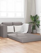 vidaXL Диван легло Таупе 148 x 71 x 83 см текстил