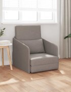 vidaXL Диван легло Таупе 65 x 80 x 83 см текстил