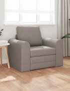 vidaXL Диван легло Таупе 98 x 71 x 83 см текстил