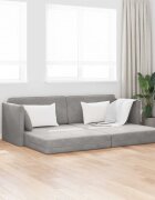 vidaXL Диван-легло за под Светлосиво 213 x 70 x 77 см Кадифе