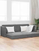 vidaXL Диван-легло за под Тъмен сив 213 x 70 x 77 см Кадифе