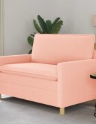 vidaXL Диван Розово 126 x 81 x 875 см Текстил