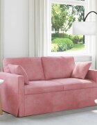 vidaXL Диван Розово 158 x 78 x 80 см Кадифе