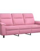 vidaXL Диван Розово 214 x 90 x 95 см Текстил