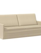 vidaXL Диван с 3 места Кремаво 190 x 81 x 82 см Текстил
