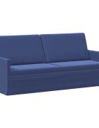 vidaXL Диван с 3 места Полицейско синьо 190 x 81 x 82 см Кадифе