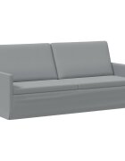 vidaXL Диван с 3 места Светлосиво 190 x 81 x 82 см Текстил