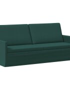 vidaXL Диван с 3 места Тъмнозелено 190 x 81 x 82 см Текстил