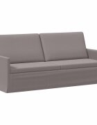 vidaXL Диван с 3 места Таупе 190 x 81 x 82 см Текстил