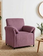 vidaXL Диван с едно seating Лилаво 88 x 83 x 95 см Кадифе