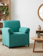 vidaXL Диван с едно seating Тюркоаз 88 x 83 x 95 см Кадифе
