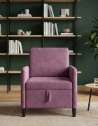 vidaXL Диван с storage Лилаво 72 x 78 x 87 см Полиестер