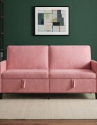 vidaXL Диван с storage Розово 172 x 78 x 87 см Полиестер