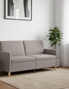 vidaXL Диван с storage Таупе 172 x 78 x 87 см Полиестер