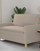 vidaXL Диван Светлосиво 126 x 81 x 875 см Текстил